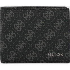 Guess Jeans - Portfel. Czarne portfele męskie Guess Jeans, z aplikacjami, z jeansu. Za 279.90 zł.
