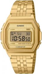 Zegarek męski Casio A1000G-9EF złoty. Żółte zegarki męskie Casio, złote. Za 849.00 zł.