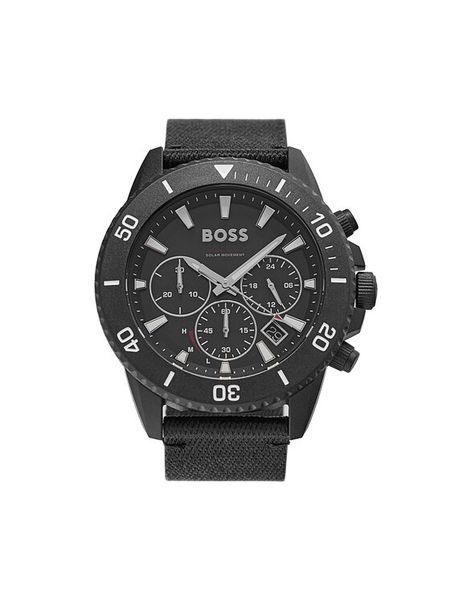 Boss Zegarek 1513918 Czarny. Czarne, analogowe zegarki męskie Boss. Za 1,159.00 zł.