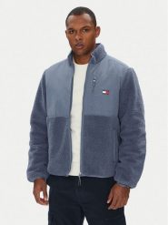 Tommy Jeans Kurtka przejściowa Novelty DM0DM21682 Niebieski Regular Fit. Niebieskie kurtki męskie Tommy Jeans, m, bez wzorów, z jeansu, bez ramiączek, bez kaptura. Za 719.99 zł.