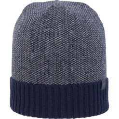 Czapka męska CAM254Z - ciemny granatowy. Niebieskie czapki męskie 4f, na jesień, z materiału. W wyprzedaży za 22.99 zł.