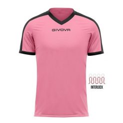 Koszulka piłkarska dla dorosłych Givova Revolution Interlock. Czarne t-shirty sportowe męskie Givova, s, bez wzorów, sportowe, bez ramiączek. Za 74.74 zł.
