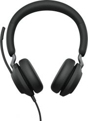 Jabra Evolve2 40 SE Zestaw słuchawkowy Przewodowa Opaska na głowę Połączenia/muzyka USB Type-C / USB Type-A Czarny. Czarne zestawy słuchawkowe Jabra. Za 459.90 zł.