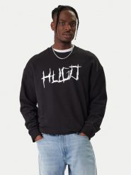 HUGO Bluza Namenex 50554392 Czarny Regular Fit. Czarne bluzy nierozpinane męskie Hugo, m, bez wzorów, z bawełny, bez ramiączek, bez kaptura. Za 399.99 zł.