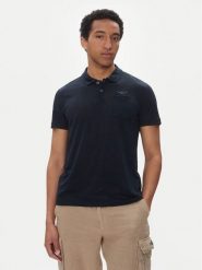 Aeronautica Militare Polo 251PO1855J679 Granatowy Regular Fit. Niebieskie koszulki polo męskie Aeronautica Militare, m, bez wzorów, ze lnu, bez kołnierzyka, bez ramiączek. Za 329.99 zł.