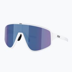 Okulary przeciwsłoneczne Bliz A004 e. Białe okulary przeciwsłoneczne męskie Bliz, bez wzorów, sportowe. Za 289.99 zł.