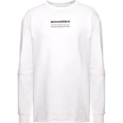 Maharishi OVERSIZED FIT Bluza white. Bluzy nierozpinane męskie Maharishi. W wyprzedaży za 876.85 zł.