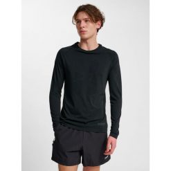 Dżersej z długim rękawem Hummel Hiit. Czarne koszulki męskie z długim rękawem HUMMEL, bez wzorów, z dżerseju, sportowe, bez kołnierzyka, bez ramiączek. Za 223.50 zł.