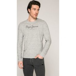 Pepe Jeans - Longsleeve Tadao. Szare koszulki męskie z długim rękawem Pepe Jeans, z nadrukiem, z bawełny, z okrągłym kołnierzem, z długim rękawem. W wyprzedaży za 129.90 zł.
