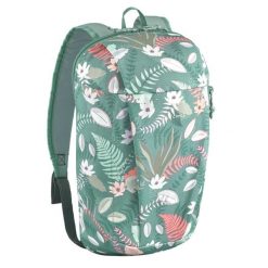 Plecak turystyczny Quechua Arpenaz NH50 10 litrów. Zielone plecaki męskie QUECHUA, bez wzorów. Za 19.99 zł.