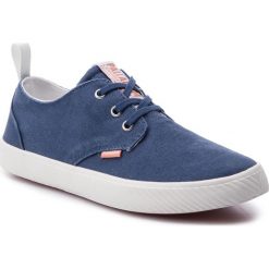 Tenisówki PALLADIUM - Pallaphoenix Ox Crs 76248-491-M Ensign Blue. Niebieskie trampki męskie Palladium, bez wzorów, z gumy, bez zapięcia. W wyprzedaży za 199.00 zł.