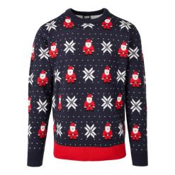 Bluza Urban Classics Mikołaj i płatki śniegu. Białe bluzy nierozpinane męskie Urban Classics, m, bez wzorów, wizytowe, bez ramiączek, bez kaptura. Za 229.00 zł.