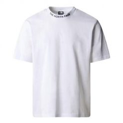 Koszulka sportowa męska The North Face Zumu Relaxed. Białe t-shirty sportowe męskie The North Face, l, bez wzorów, z bawełny, sportowe, bez ramiączek. Za 215.00 zł.