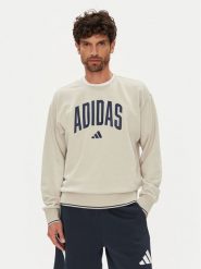 Adidas Bluza Collegiate JM1732 Beżowy Regular Fit. Brązowe bluzy nierozpinane męskie ADIDAS, m, bez wzorów, z bawełny, bez ramiączek, bez kaptura. Za 219.99 zł.
