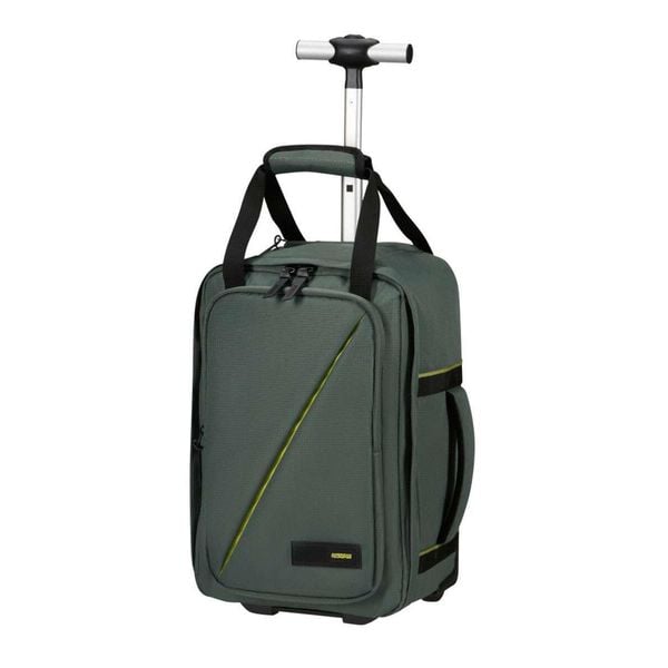 Plecak na kółkach American Tourister Take2Cabin 20L Dark Forest 154985-1257. Zielone plecaki męskie American Tourister, bez wzorów. Za 342.00 zł.