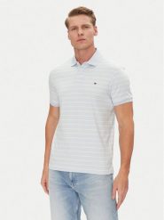 Tommy Hilfiger Polo MW0MW39994 Błękitny Regular Fit. Niebieskie koszulki polo męskie Tommy Hilfiger, m, bez wzorów, z bawełny, bez kołnierzyka, bez ramiączek. Za 259.99 zł.