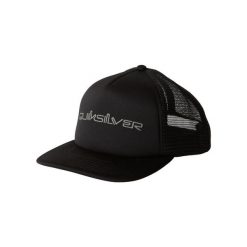 Czapka Trucker dla Mężczyzn OMNI Czarny. Czarne czapki męskie Quiksilver, bez wzorów, z materiału. Za 139.99 zł.