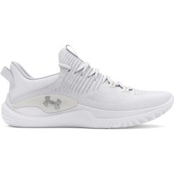 Buty do crossfitu Under Armour Flow Dynamic IntelliKnit. Białe buty do biegania męskie Under Armour, bez wzorów, bez zapięcia, do biegania. W wyprzedaży za 439.75 zł.