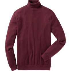 Sweter z golfem Regular Fit bonprix czerwony klonowy. Swetry męskie marki bonprix. Za 79.99 zł.