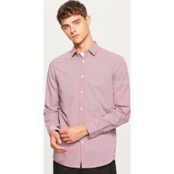 Koszula slim fit - Czerwony. Czerwone koszule męskie Reserved. Za 69.99 zł.