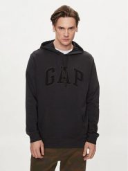 Gap Bluza 868453-04 Czarny Regular Fit. Czarne bluzy nierozpinane męskie GAP, m, bez wzorów, z bawełny, bez ramiączek, bez kaptura. Za 199.99 zł.