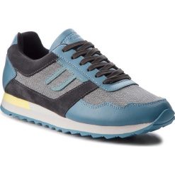 Sneakersy TRUSSARDI JEANS - 77A00101 E510. Niebieskie buty sportowe na co dzień męskie TRUSSARDI JEANS, z jeansu. W wyprzedaży za 379.00 zł.