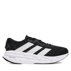 Buty do biegania adidas. Czarne buty do biegania męskie ADIDAS, bez wzorów, bez zapięcia, do biegania. Za 459.99 zł.