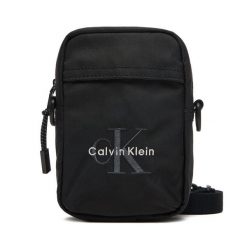 Saszetka Calvin Klein. Czarne saszetki męskie Calvin Klein, bez wzorów, z nylonu, małe. Za 249.99 zł.