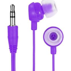 Słuchawki E5 Freaky Sound fioletowe (RE02287_purple). Fioletowe słuchawki douszne E5. Za 8.22 zł.