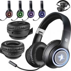 Słuchawki Defender Słuchawki z mikrofonem Defender FREEMOTION B571 bezprzewodowe Bluetooth podświetlane + MP3 Player + mikrofon, czarne. Czarne słuchawki bluetooth Defender. Za 84.71 zł.