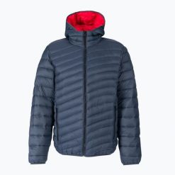 Kurtka puchowa męska CMP Fix Hood. Szare kurtki męskie CMP, l, bez wzorów, z puchu, sportowe, bez ramiączek, bez kaptura. Za 189.99 zł.