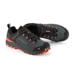 Buty trekkingowe niskie unisex Alpine Pro Zereme Vibram. Szare buty trekkingowe męskie Alpine Pro, bez wzorów, sportowe, bez obcasa, bez zapięcia. W wyprzedaży za 399.00 zł.