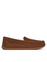 Polo Ralph Lauren Mokasyny 843969017003 Brązowy. Brązowe mokasyny męskie Polo Ralph Lauren, z materiału, bez zapięcia. Za 449.99 zł.