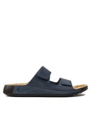 ECCO Klapki 2Nd Cozmo M 2 Strap Slide 50090402038 Granatowy. Niebieskie klapki i japonki męskie ecco, bez wzorów, ze skóry. Za 319.99 zł.
