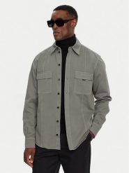 Dolce&Gabbana Koszula G5MA8T G8LH0 N0702 Zielony Regular Fit. Zielone koszule męskie Dolce&Gabbana, m, bez wzorów, z bawełny, bez kołnierzyka, bez ramiączek. Za 3,649.00 zł.