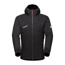 Kurtka puchowa męska Mammut Rime Light IN Flex Hooded. Czarne kurtki męskie Mammut, m, bez wzorów, z puchu, sportowe, bez ramiączek, bez kaptura. Za 1,023.00 zł.