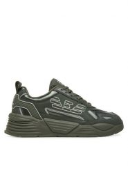 EA7 Emporio Armani Sneakersy 7X000306 AF18446 MZ233 Zielony. Zielone buty sportowe na co dzień męskie EA7 Emporio Armani, m, bez wzorów, ze skóry, bez ramiączek, bez kaptura. Za 639.99 zł.