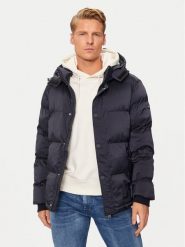 Guess Kurtka zimowa M4BL21 WGJ42 Granatowy Regular Fit. Niebieskie kurtki męskie Guess, na zimę, m, z aplikacjami, z syntetyku, bez ramiączek, bez kaptura. Za 668.50 zł.