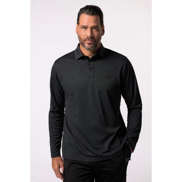 Męska Koszulka polo z długim rękawem trekkingowa QuickDry do 7 XL. Czarne koszulki męskie z długim rękawem JAY-PI, m, bez wzorów, z materiału, bez kołnierzyka, bez ramiączek. Za 239.99 zł.