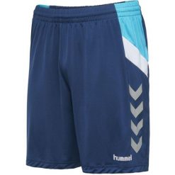 Hummel Move Tech Poly Męskie Szorty Sportowe w Kolorze Morskim. Niebieskie szorty sportowe męskie HUMMEL, bez wzorów, sportowe. Za 140.99 zł.
