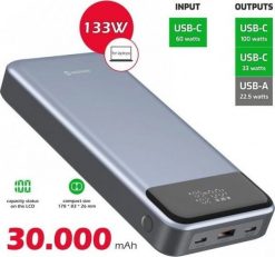 Swissten Power Bank 133W 30000 mAh. Powerbanki SWISSTEN. Za 428.80 zł.