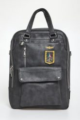 Plecak męski skórzany AERONAUTICA MILITARE. Plecaki męskie Aeronautica Militare, bez wzorów. Za 859.00 zł.