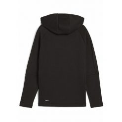 Młodzieżowa bluza z kapturem z zamkiem na całej długości EVOSTRIPE PUMA Black. Czarna bluzy z kapturem męskie Puma, m, bez wzorów, z kapturem. W wyprzedaży za 174.00 zł.