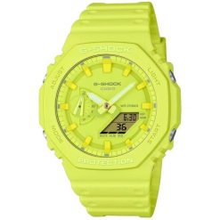 Zegarek Unisex Casio G-Shock GA-2100-9A9ER. Żółte zegarki męskie Casio. Za 405.20 zł.