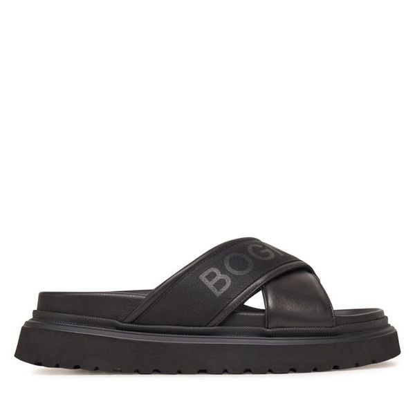 Klapki Bogner. Czarne klapki i japonki męskie Bogner, bez wzorów. Za 1,109.00 zł.