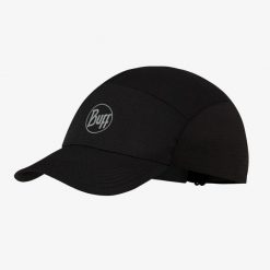 Czapka z daszkiem BUFF SPEED CAP SOLID. Czarne czapki męskie Buff, bez wzorów, sportowe. W wyprzedaży za 97.93 zł.