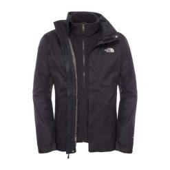 Kurtka turystyczna męska The North Face M Evolve II Triclimate. Czarne kurtki męskie The North Face, m, bez wzorów, bez ramiączek, bez kaptura. Za 999.00 zł.