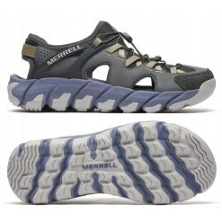 Buty dla mężczyzn Merrell MAIPO EXPLORER SIEVE. Fioletowe buty trekkingowe męskie Merrell, bez wzorów, sportowe, bez obcasa, bez zapięcia. Za 399.99 zł.