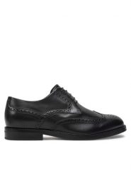 Boss Półbuty Dressletic Derb bubr 50521227 Czarny. Czarne eleganckie półbuty męskie Boss, ze skóry, wizytowe, bez obcasa, bez zapięcia. Za 1,999.00 zł.