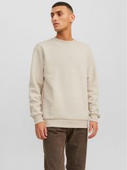 Jack & Jones Bluza Bradley 12249341 Beżowy Relaxed Fit. Brązowe bluzy nierozpinane męskie Jack & Jones, m, bez wzorów, z bawełny, bez ramiączek, bez kaptura. Za 109.99 zł.